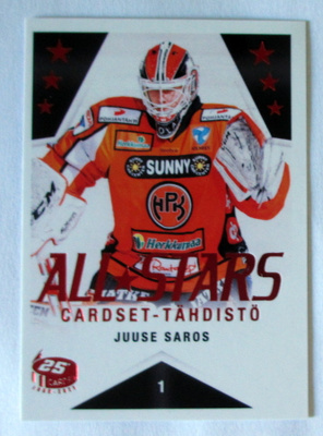 JUUSE SAROS HPK All Stars Cardset Tähdistö