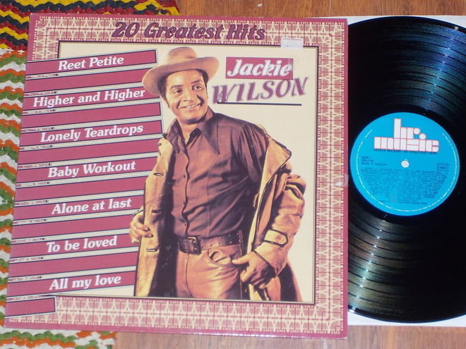 JACKIE WILSON - 20 Greatest Hits - LP 1985 rock n roll EX