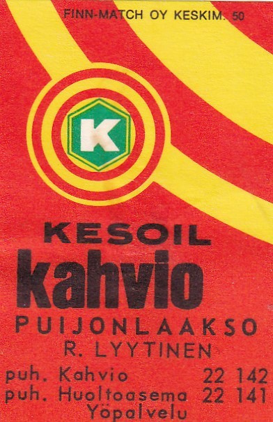 Puijonlaakso,  R. Lyytinen , Kesoil kahvio  b593