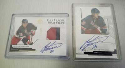 2006-07 UD Future Watch Jarkko Immonen AU kortit