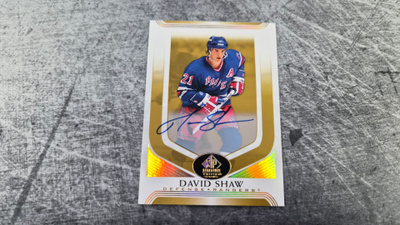 David Shaw 2020-21 SP Legends Auto