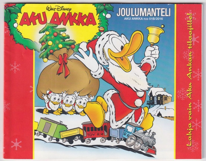 Aku Ankka joulumanteli 51B/2016