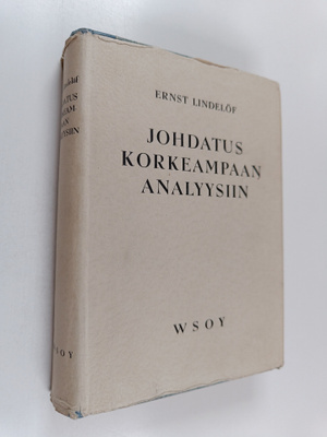Ernst Lindelöf : Johdatus korkeampaan analyysiin