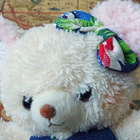 Japanilainen Girly Bear Okinawalaisessa Vaatteissa - pikkukuva 1