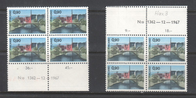M63  1968 Hämeenlilta Te 1362 tumma ja vaalea kuusilo.