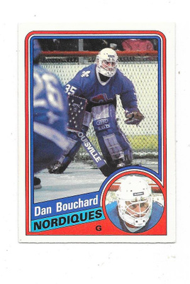 1984-85 OPC #277 Dan Bouchard , Quebec Nordiques MV
