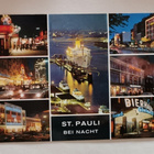 ST. PAULI BEI NACHT, kulkenut postikortti - pikkukuva 1