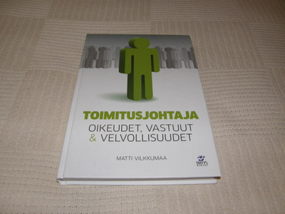 Matti Vilkkumaa Toimitusjohtaja  -sid