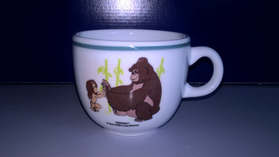Disney - pikku Tarzan ja apinaäiti Kala muki