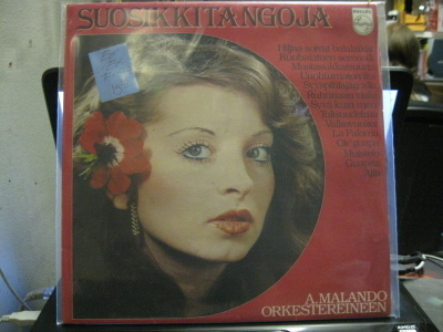A MALANDO ORKESTEREINEEN - SUOSIKKI TANGOJA EX/EX LP