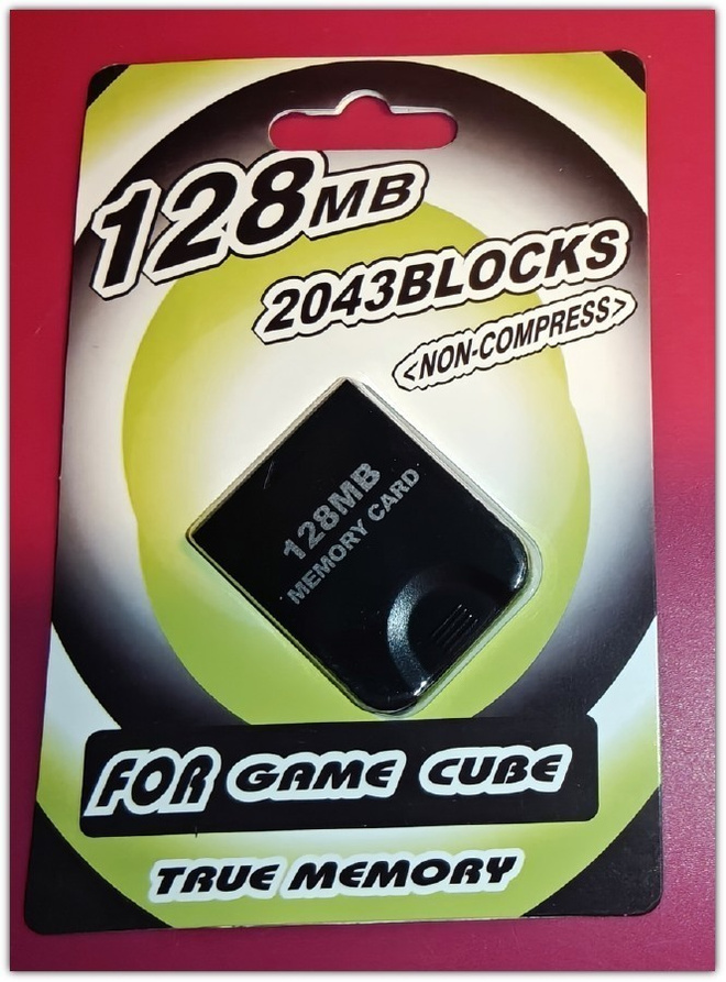 Muistikortti 128MB WII/GC/NGC/GameCube -laitteille #30315