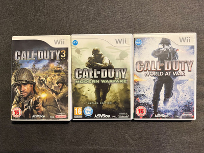 Call Of Duty WII-Pelejä