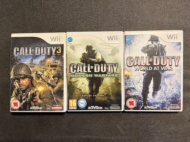 Call Of Duty WII-Pelejä