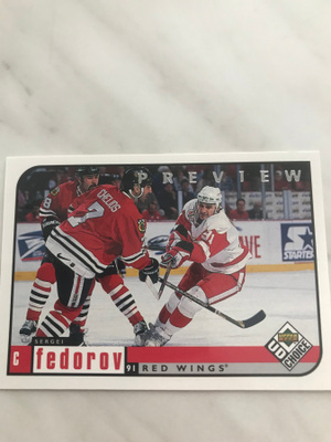 1998-99 Upper Deck UD Choice Preview Sergei Fedorov #75