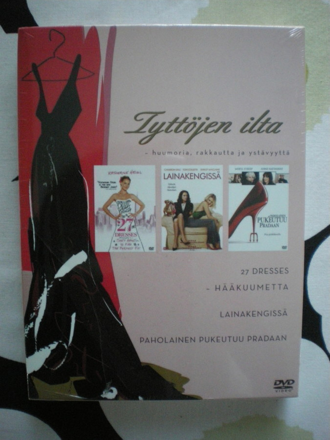 DVD Tyttöjen ilta - 3 leffaa - UUSI