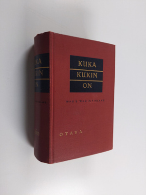 Kuka kukin on 1960 (Aikalaiskirja) : Henkilötietoja nykyp...