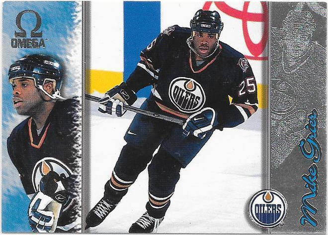 1997-98 Pacific Omega #90 Mike Grier Edmonton Oilers