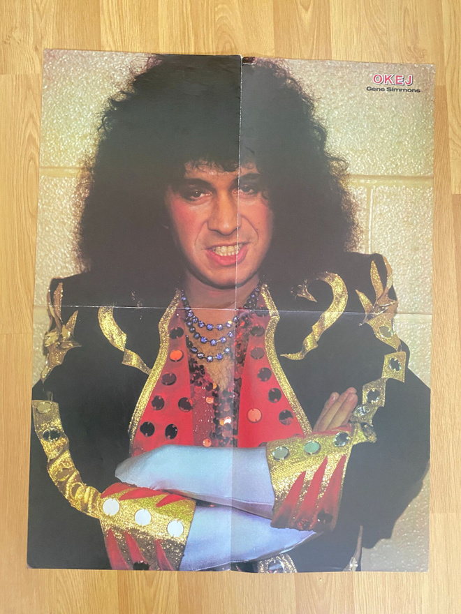 Gene Simmons KISS juliste ja tarra 