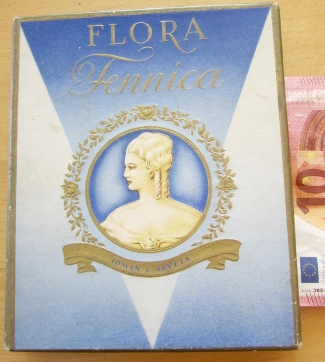 VANHA Rasia Hajuvesi Flora Fennica Idman & Arvela n. 1930-l