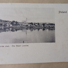 Loviisa, näkymä satamasta kaupunkiin, tuulimylly, ei p. - pikkukuva 1