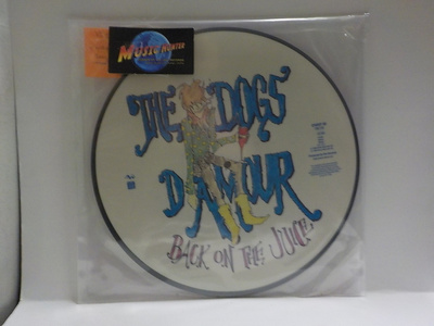 THE DOGS D'AMOUR - BACK ON THE JUICE VG+ PICTURE VINYL