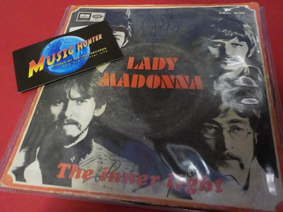 THE BEATLES - LADY MADONNA / THE INNER LIGHT EX-/EX- 7''