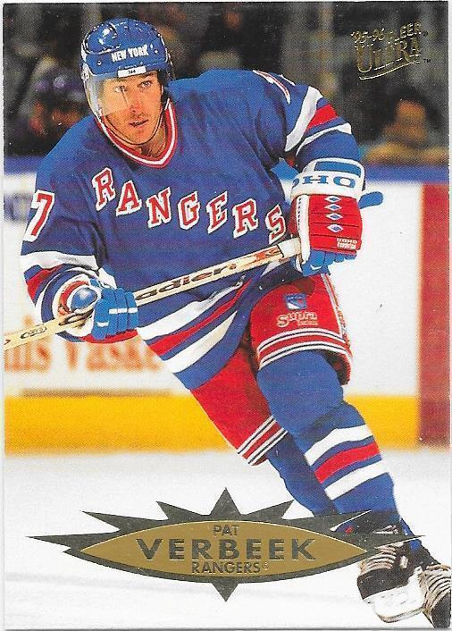 1995-96 Ultra #107 Pat Verbeek New York Rangers