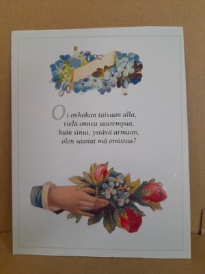 Oi onkohan taivaan... kiiltokuva-aihe