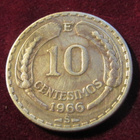 10 centesimos 1966 Chile - pikkukuva 1
