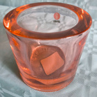 KIVI votive-kynttilälyhty salmon pink-lohenpunainen - pikkukuva 2