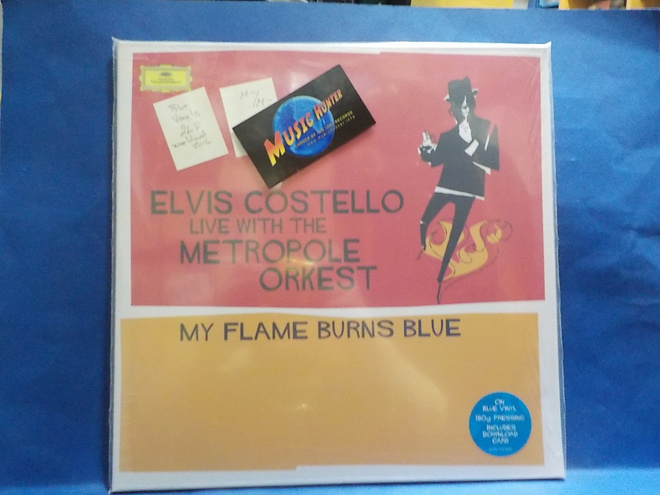 ELVIS COSTELLO - MY FLAMES BURNS BLUE M-/M- 2LP