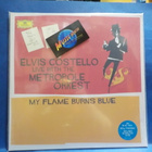 ELVIS COSTELLO - MY FLAMES BURNS BLUE M-/M- 2LP - pikkukuva 1