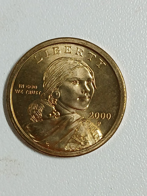 1$ Sacagawea 2000 USA UNC