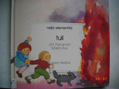J.M.Parramón-María Rius: Neljä elementtiä - tuli