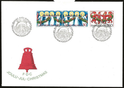 1986 FDC Joulumerkit