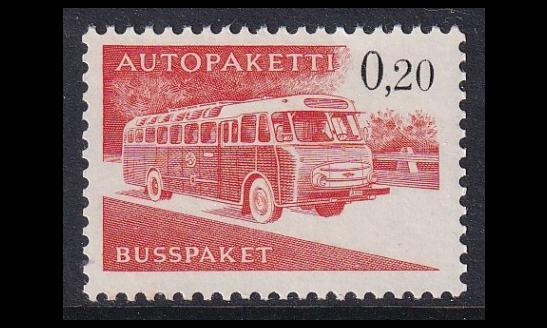 AP_11x ** Autopaketti 0.20 mk x-pap (1963)