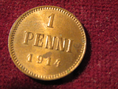 1 penni 1914