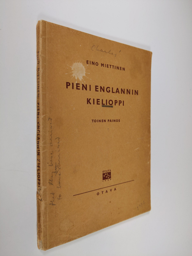 Eino Miettinen : Pieni englannin kielioppi