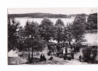 VANHA Valokuva Postikortti Palokunta VPK Turku 1930-l