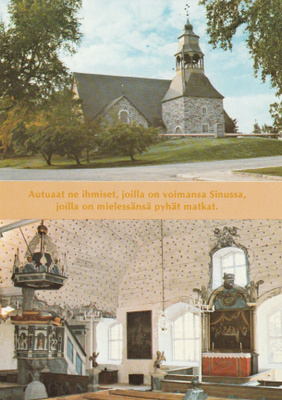 KIRKKOKORTTI - UUDENKAUPUNGIN VANHAKIRKKO