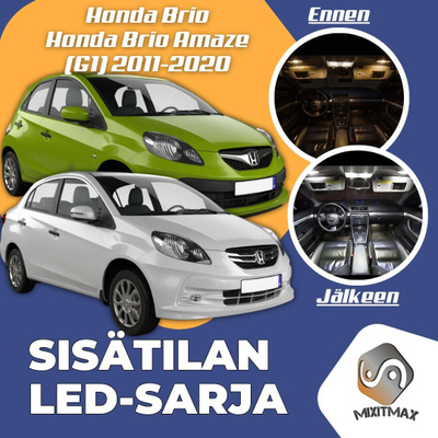 Honda Brio (G1) Sisätilan LED-sarja 4-osainen