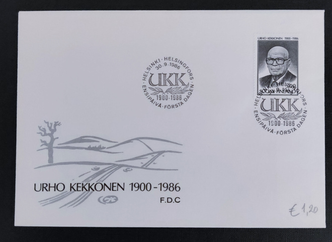 1986 FDC Kekkonen
