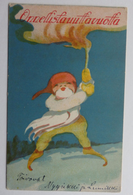 Joseph Alanen, joulukortti 1920-lukua