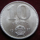 10 forint 1971 . Unkari-Hungary - pikkukuva 1