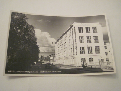 VANHA Postikortti Oulu 1950-l Alkup.Mallikappale