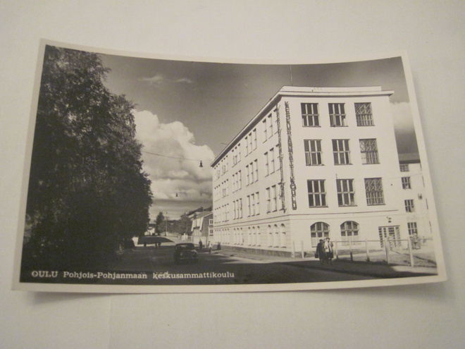 VANHA Postikortti Oulu 1950-l Alkup.Mallikappale