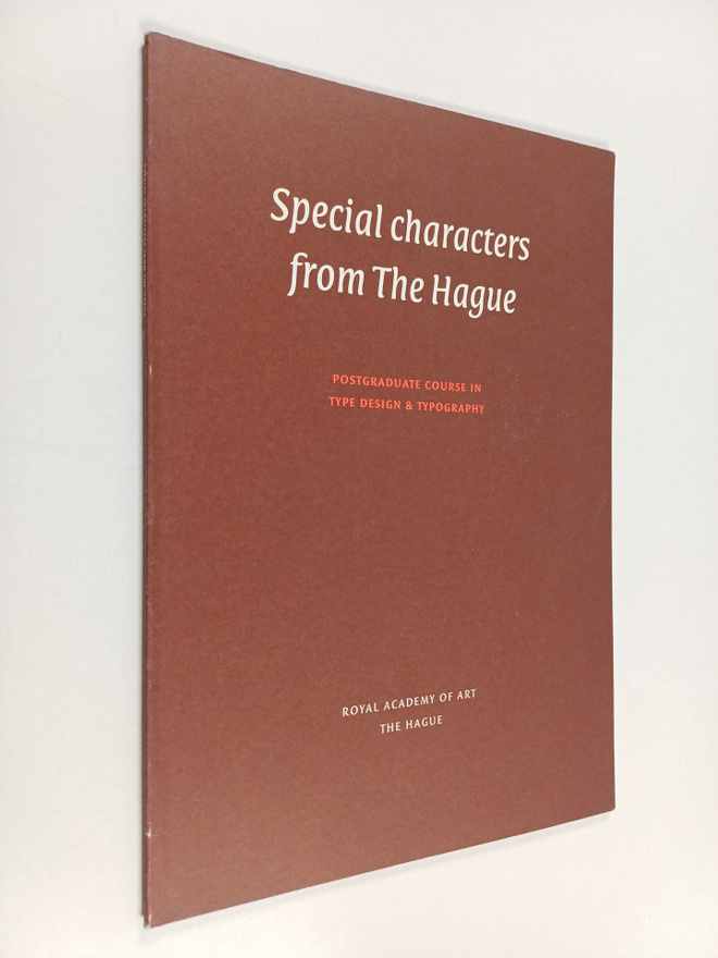 Anno Fekkes : Special characters from the hague : Postgra...
