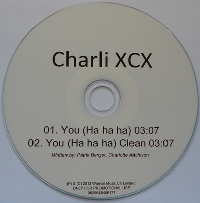 Charli XCX – You (Ha Ha Ha) Promo CD