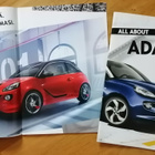2013 Opel Adam esite - KUIN UUSI - ISO - 40 sivua - suom - pikkukuva 1