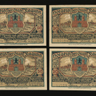 Saksa Notgeld 5 x 25, 4 x 50 Pfg, Raguhn 1921 - pikkukuva 5